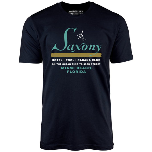 The Saxony - Miami Beach, FL - Vintage Hotel - Unisex T-Shirt
