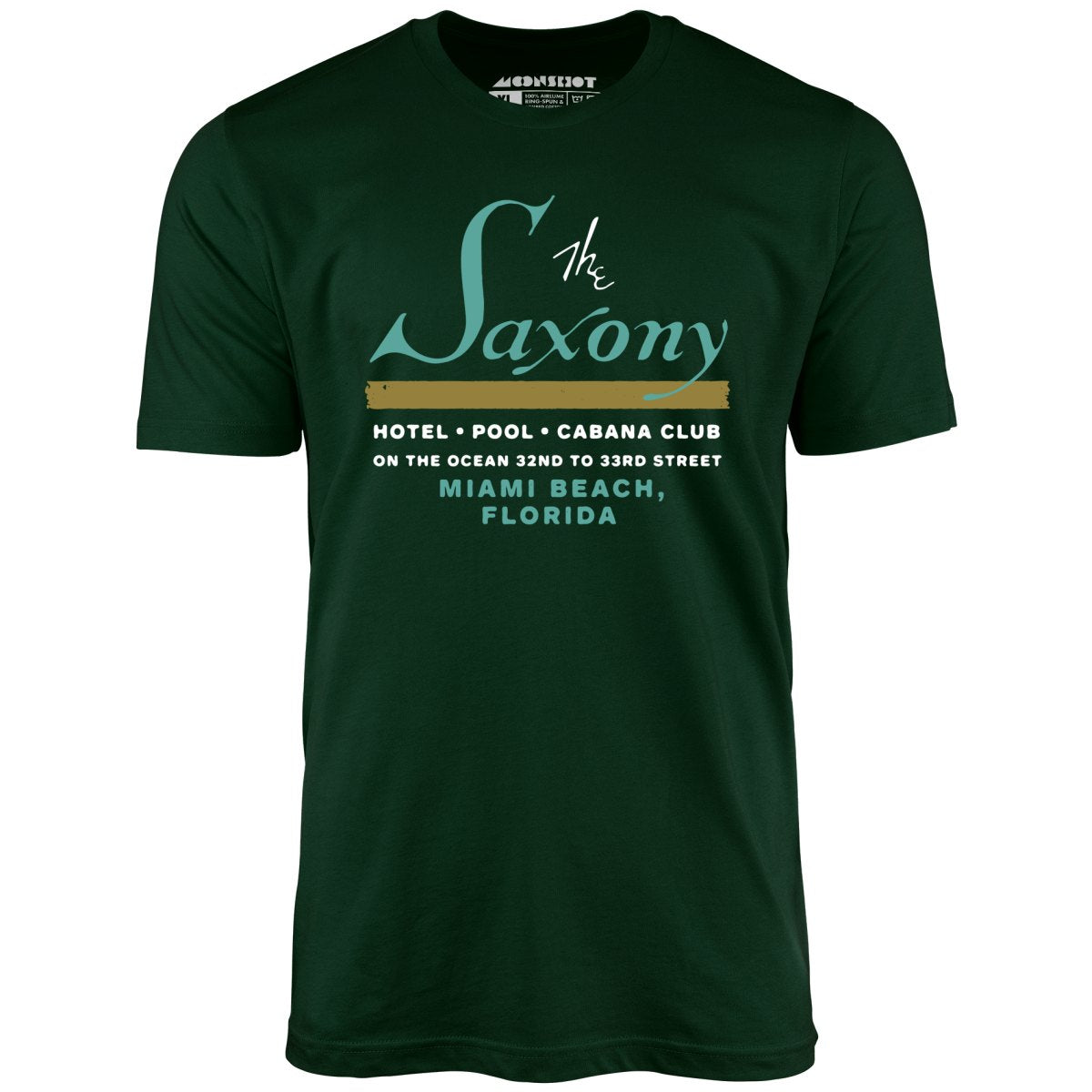 The Saxony - Miami Beach, FL - Vintage Hotel - Unisex T-Shirt