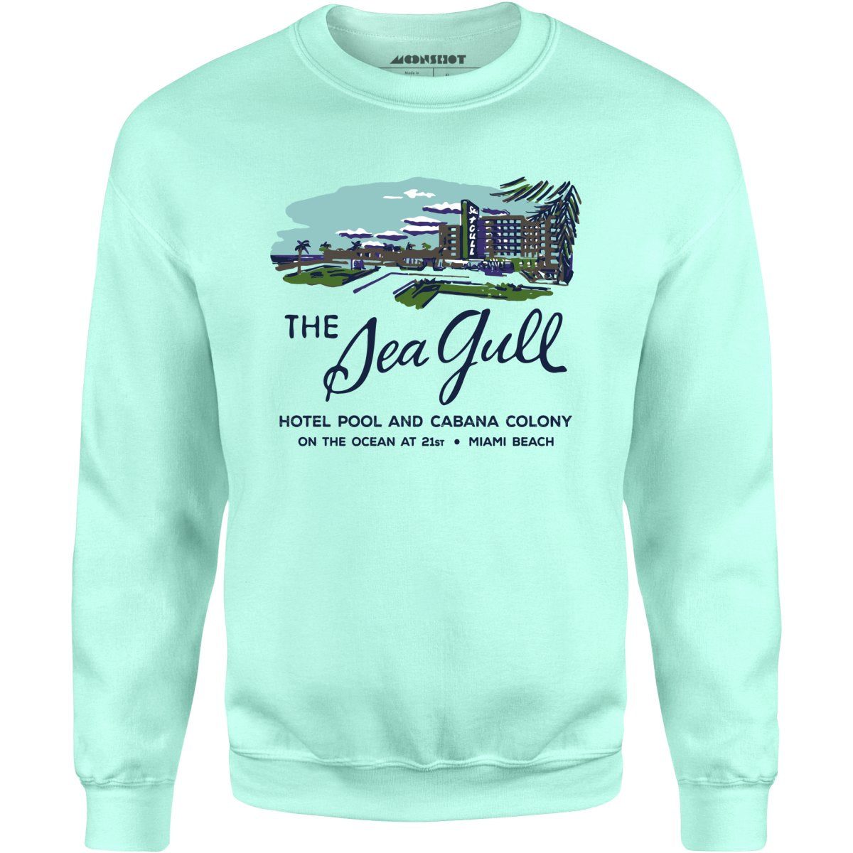 The Sea Gull - Miami, FL - Vintage Hotel - Unisex Sweatshirt