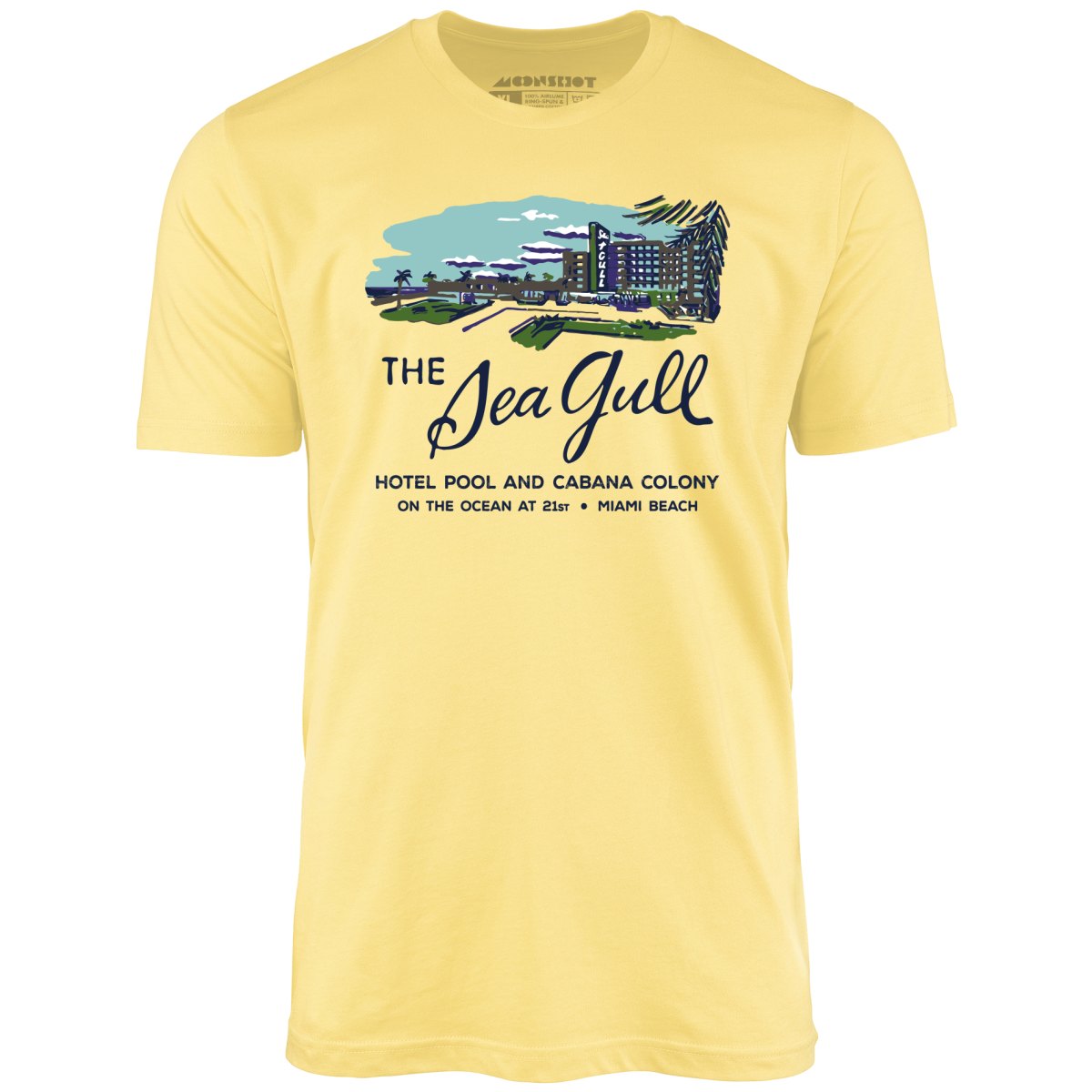 The Sea Gull - Miami, FL - Vintage Hotel - Unisex T-Shirt