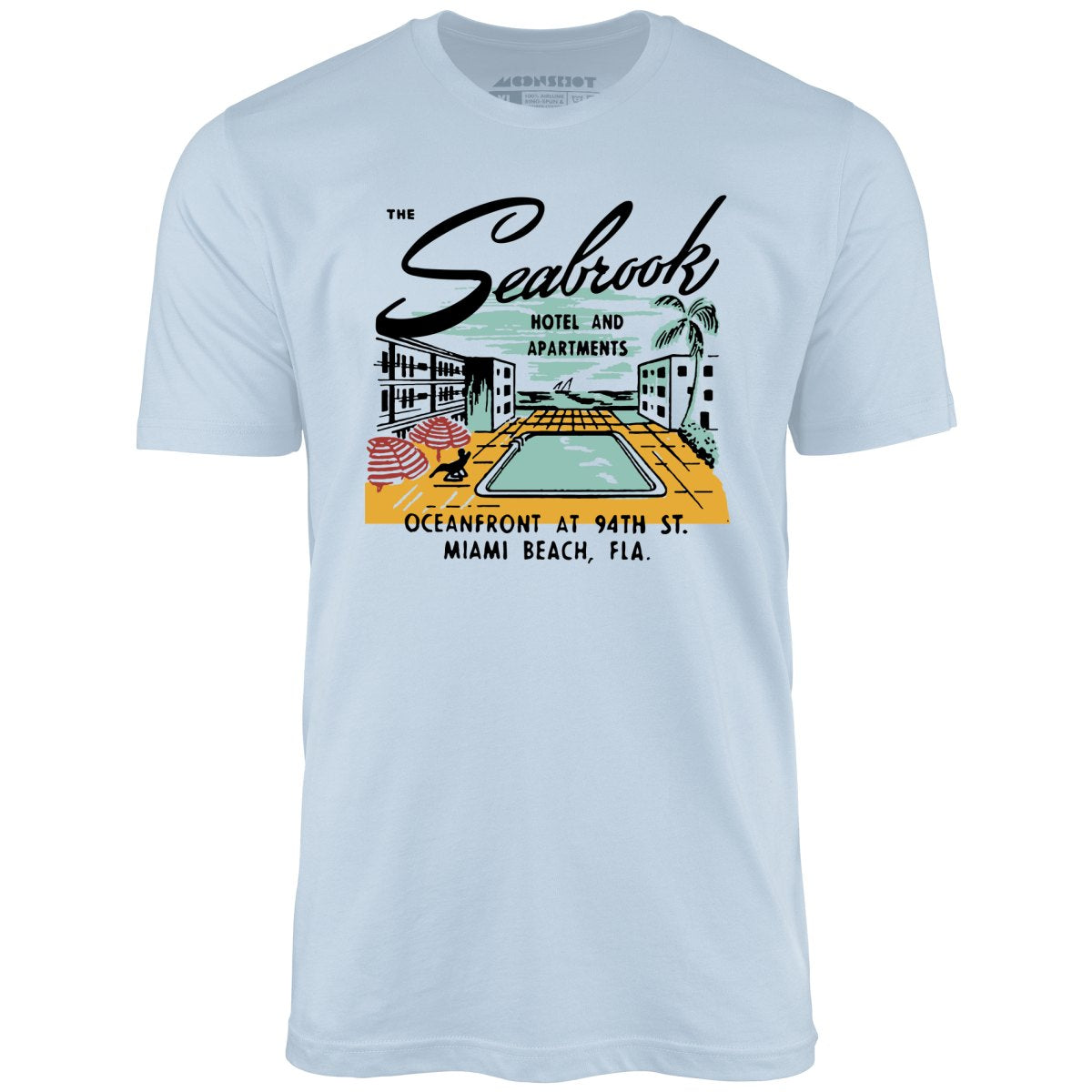 The Seabrook - Miami, FL - Vintage Hotel - Unisex T-Shirt