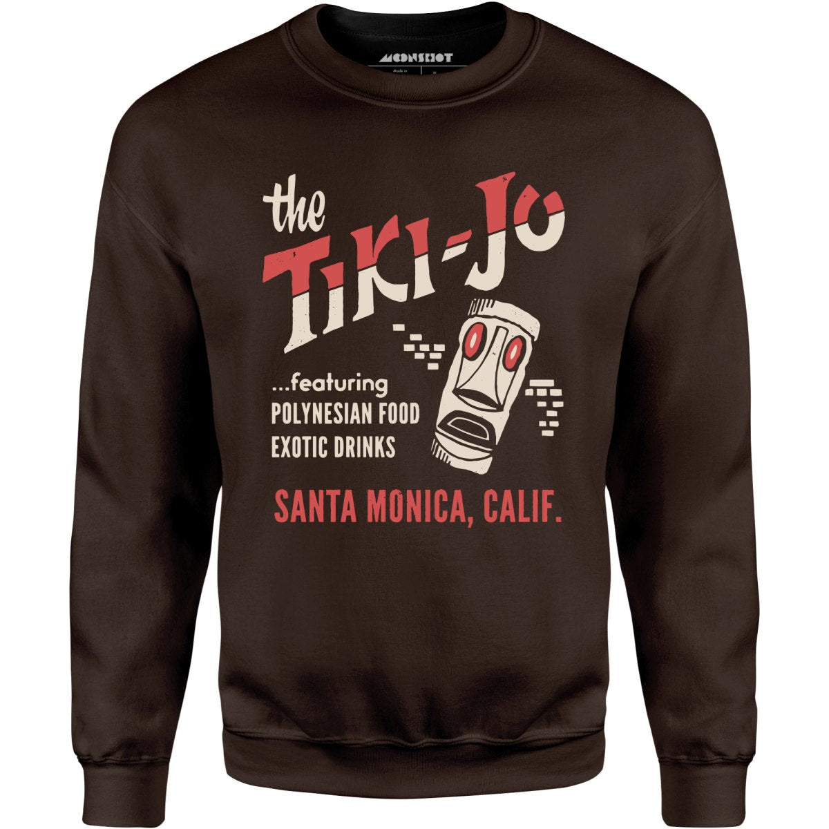 The Tiki-Jo - Santa Monica, CA - Vintage Tiki Bar - Unisex Sweatshirt
