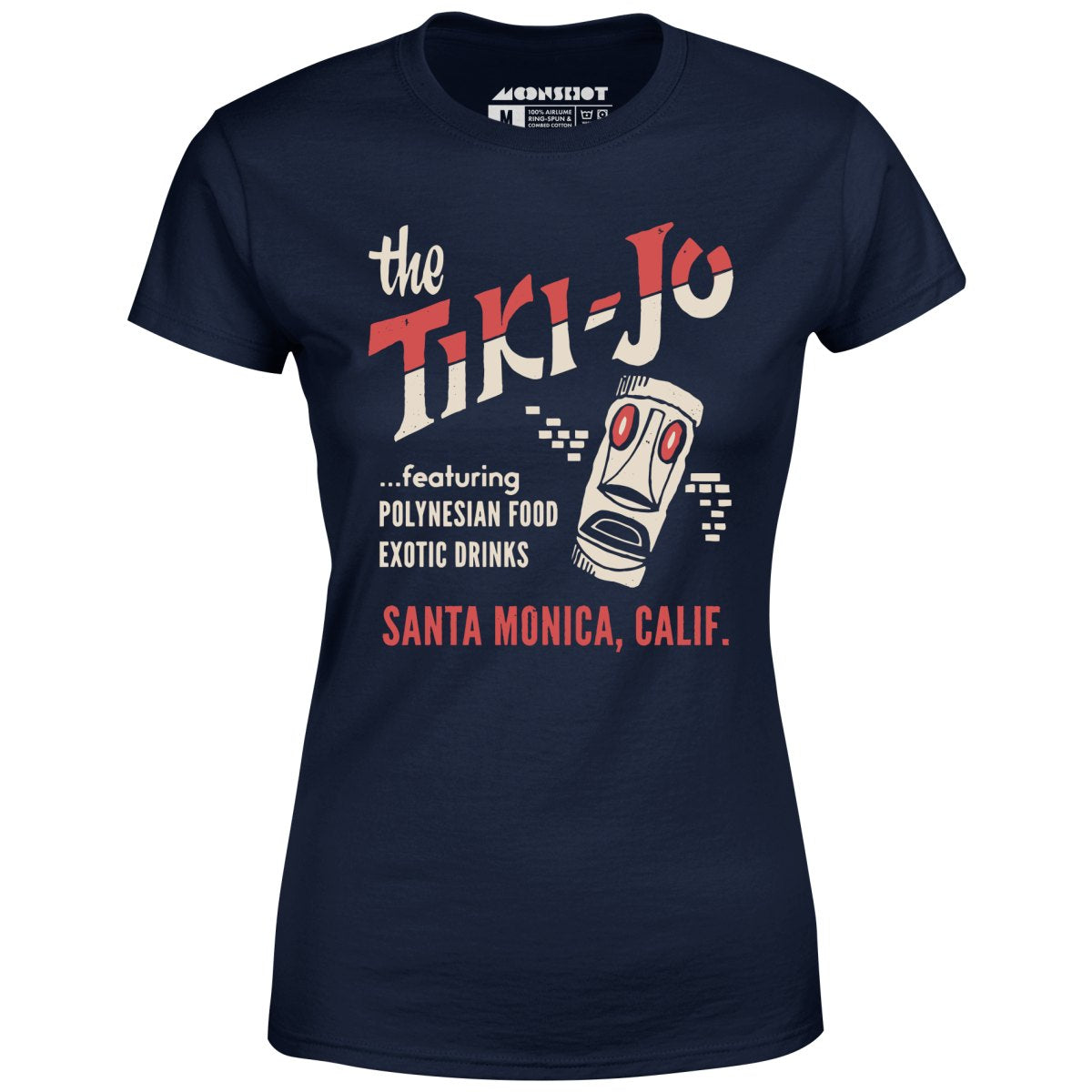 The Tiki-Jo - Santa Monica, CA - Vintage Tiki Bar - Women's T-Shirt