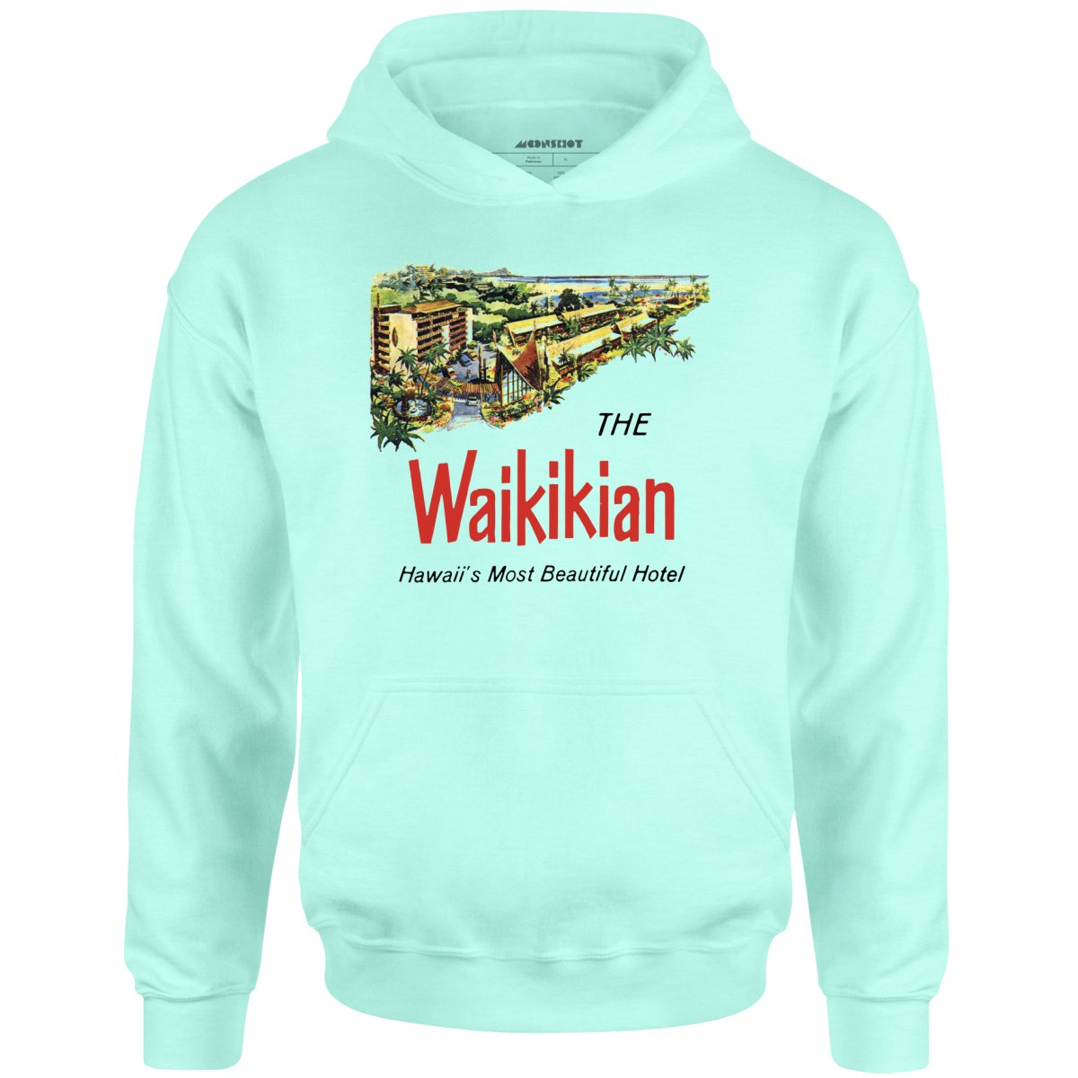 The Waikikian - Waikiki, HI - Vintage Hotel - Unisex Hoodie
