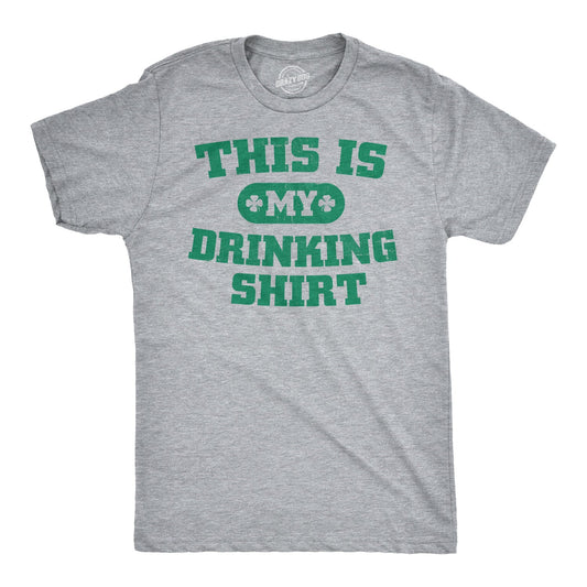 This Is My Drinking Shirt Men's T Shirt Hoodie, Sweatshirt | InkThreadWorks.com (Image 1)
