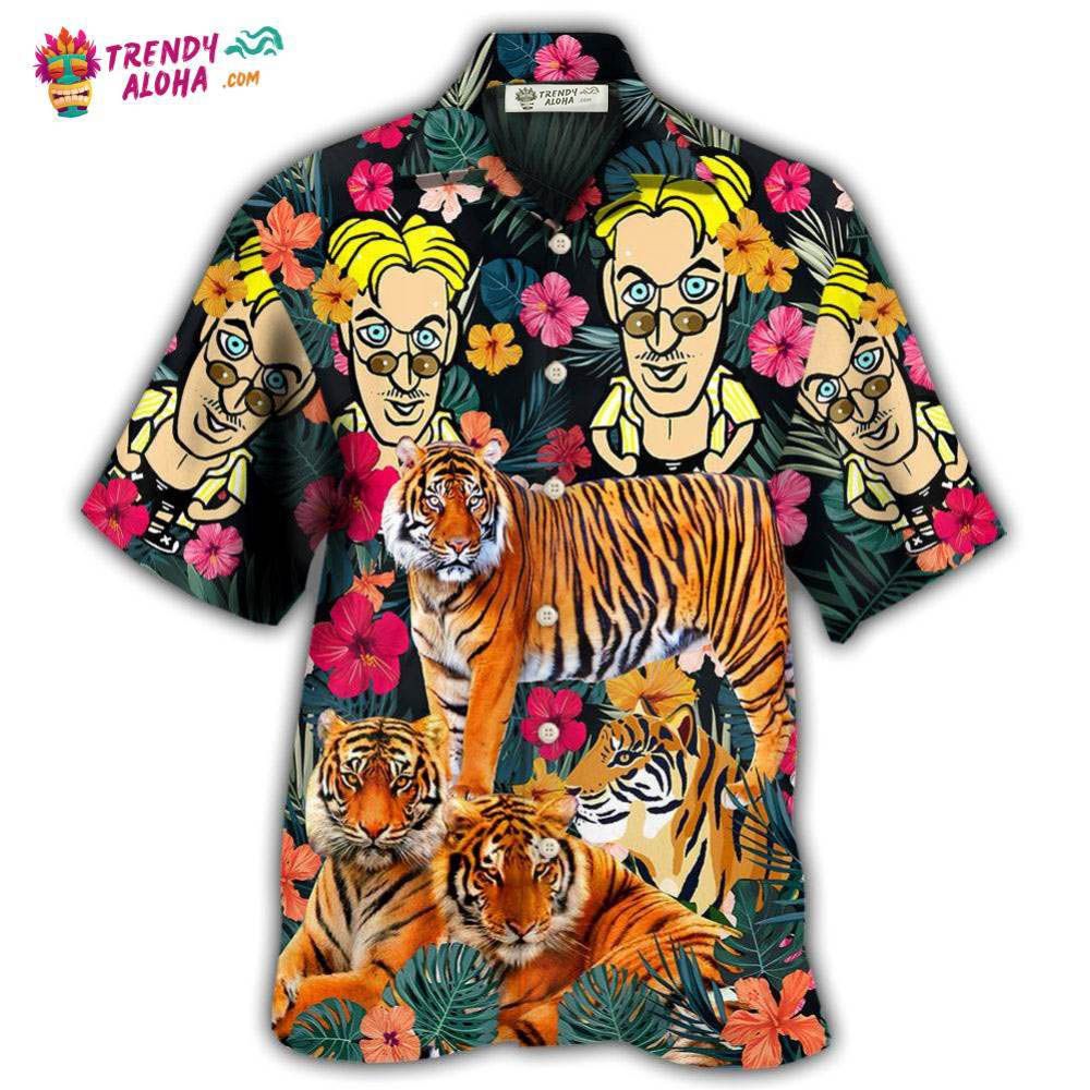 Tiger Be A Jungle Tiger And Comics-Figure Hawaiian Shirt - Trendy Aloha