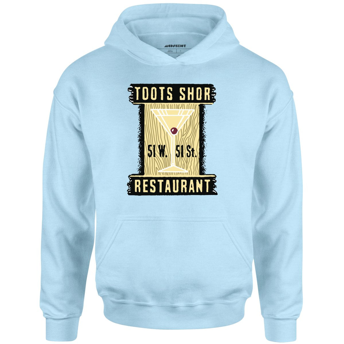 Toots Shor - Manhattan, NY - Vintage Restaurant - Unisex Hoodie