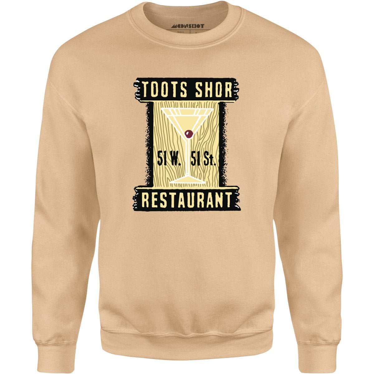 Toots Shor - Manhattan, NY - Vintage Restaurant - Unisex Sweatshirt