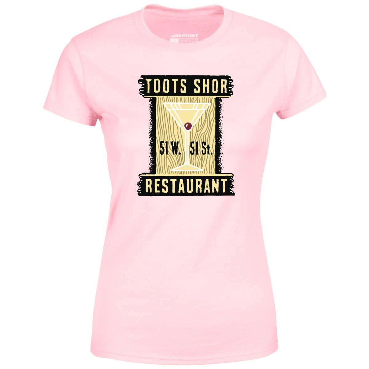 Toots Shor - Manhattan, NY - Vintage Restaurant - Women's T-Shirt