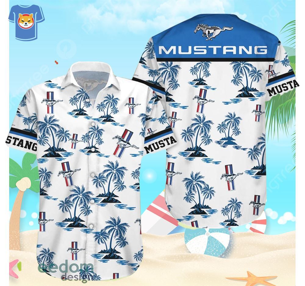 Topeka Style Ford Mustang Logo Hawaiian Shirt – Maria