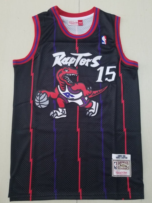 toronto raptors #15 vince carter Raptors 15 Retro Black s-xxl Style 2