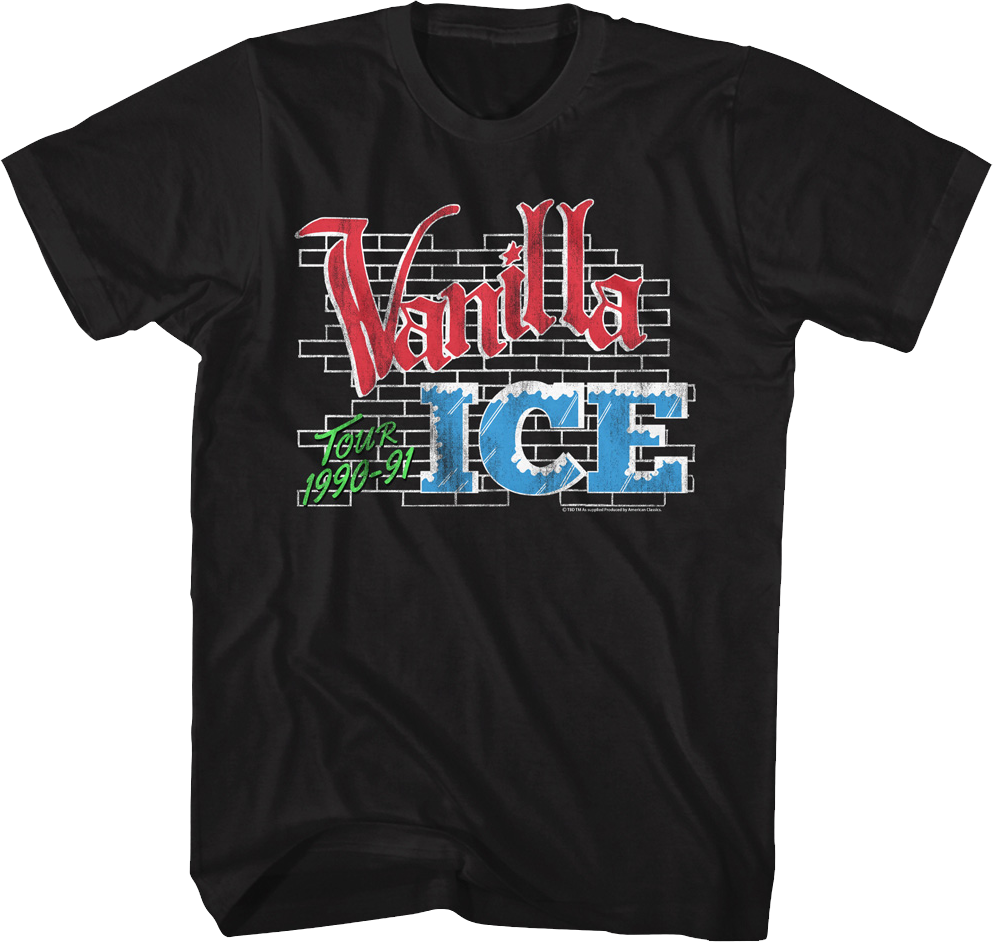 Tour 1990-91 Vanilla Ice T-Shirt