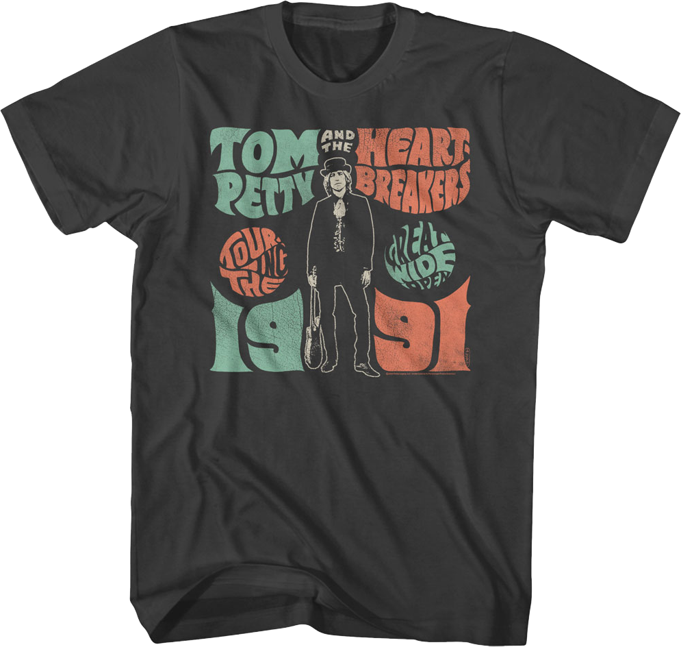 Touring The Great Wide Open Tom Petty And The Heartbreakers T-Shirt