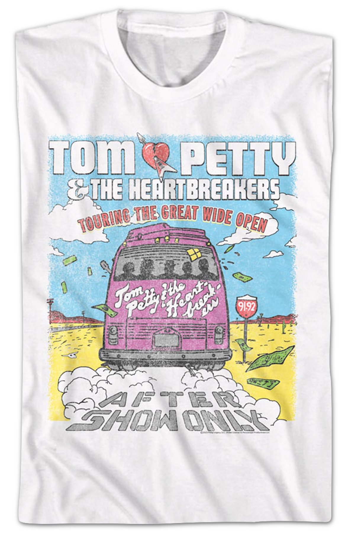 Touring The Great Wide Open Tom Petty & The Heartbreakers T-Shirt
