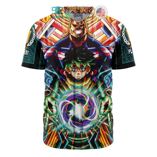 BEST Trippy Deku x All Might My Hero Academia Baseball Jersey
