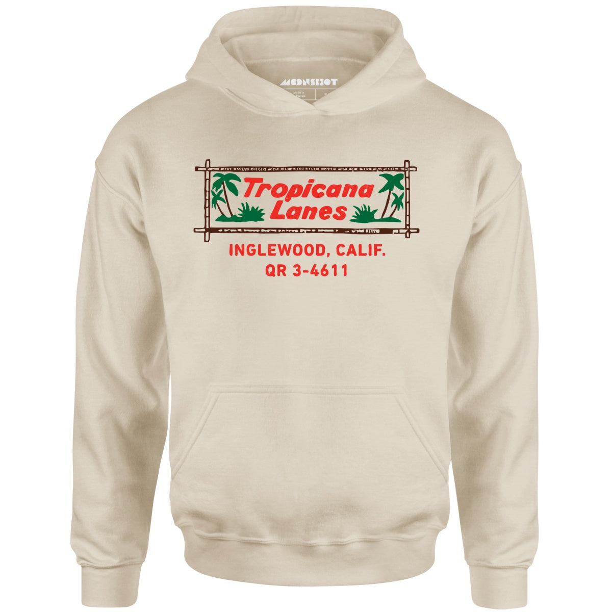 Tropicana Lanes - Inglewood, CA - Vintage Bowling Alley - Unisex Hoodie