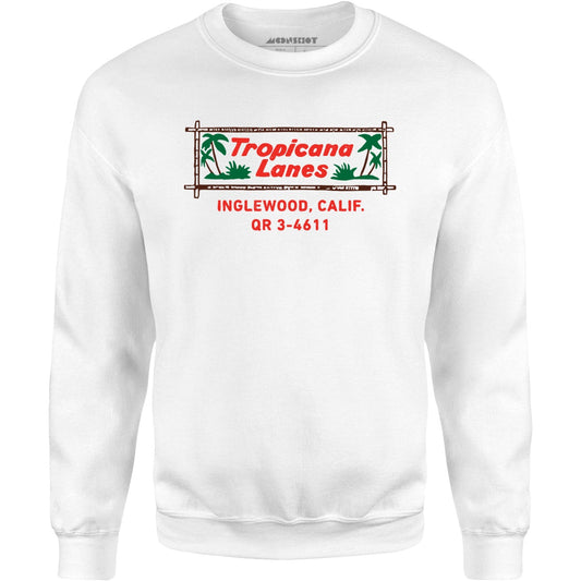 Tropicana Lanes - Inglewood, CA - Vintage Bowling Alley - Unisex Sweatshirt