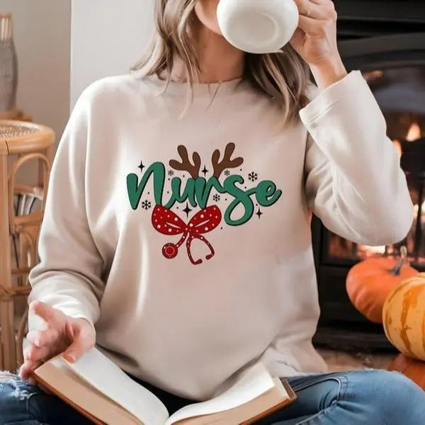 Christmas Nurse sweatshirt/hoodie/tshirt