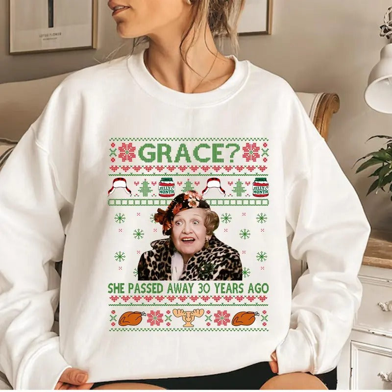 Christmas sweatshirt/hoodie/tshirt for Couple, Grace