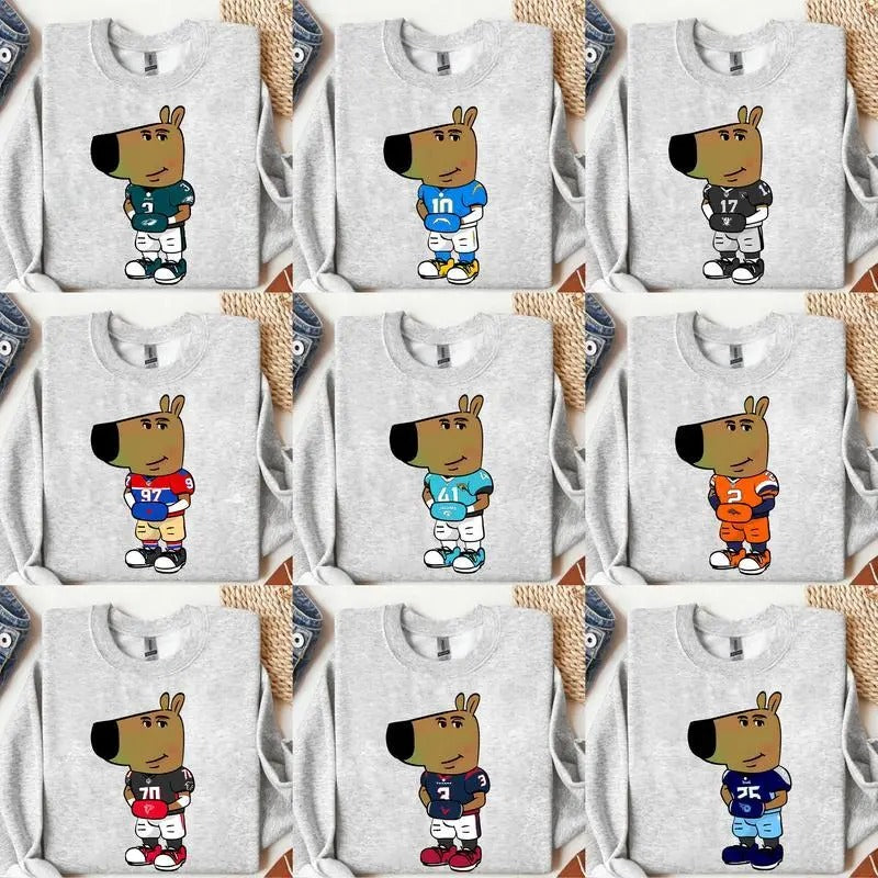 I'm just a chill guy sweatshirt/hoodie/tshirt, Chill Guy Football Sport Grey Sweatshirt, Football Fan Shirt, Football Fan...