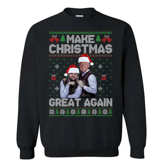Trump Vance Step Brothers Unisex sweatshirt/hoodie/tshirt, Ugly Sweater For Men- For Women, Make Christmas Great Again...