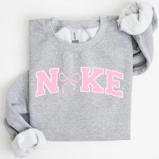 Pink Bow Sweatshirt/hoodie/tshirt | InkThreadWorks.com