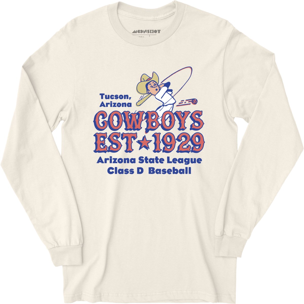 Tucson Cowboys - Arizona - Vintage Defunct Baseball Teams - Long Sleeve T-Shirt