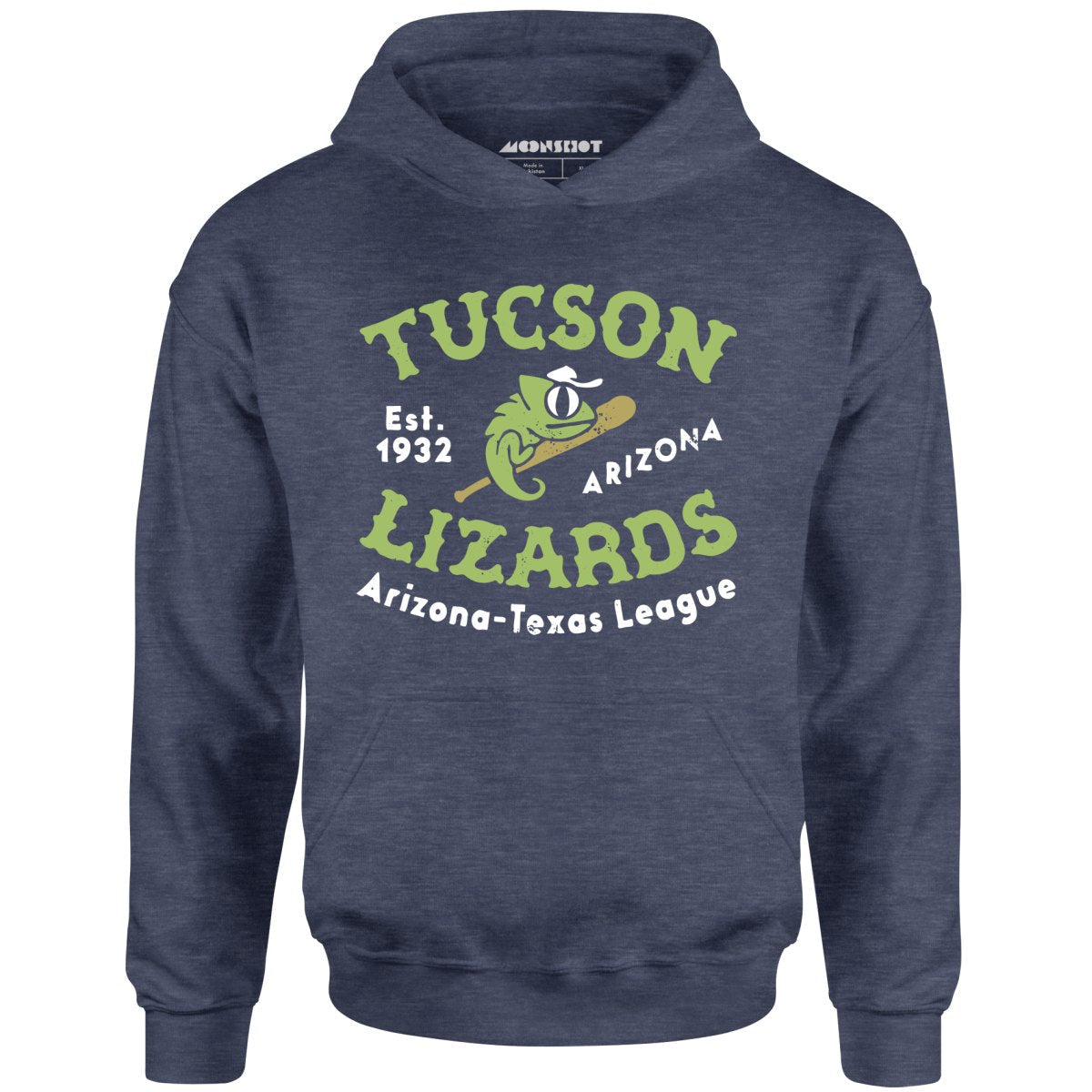 Tucson Lizards - Arizona - Vintage Defunct Baseball Teams - Unisex Hoodie