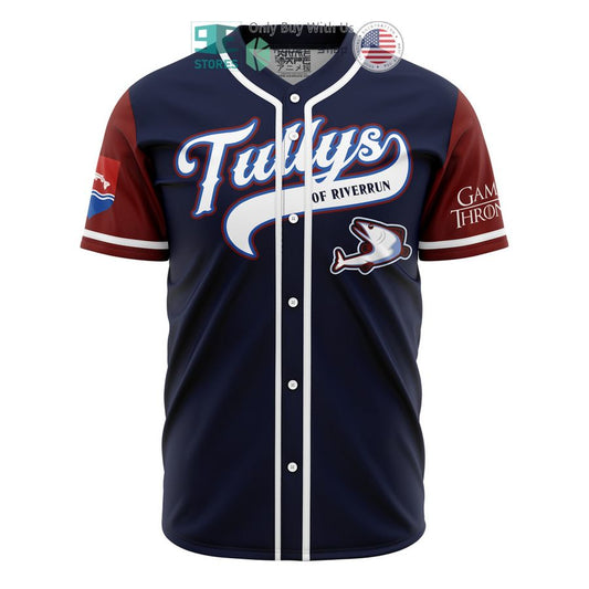 BEST Tullys of Riverrun Game of Thrones Baseball Jersey