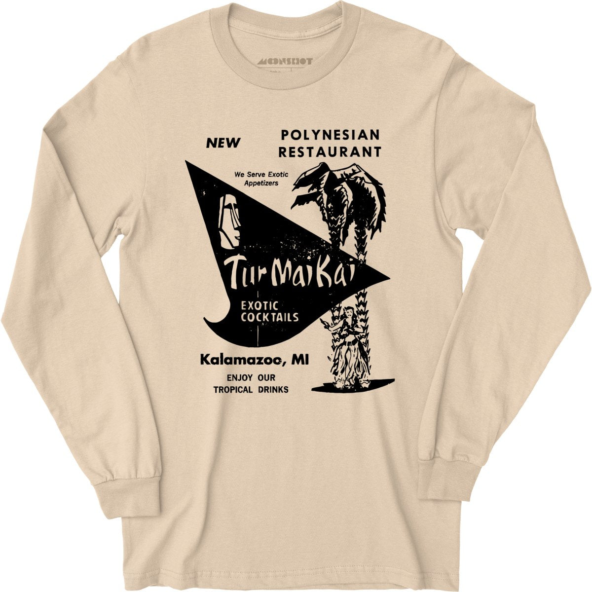 Tur Mai Kai - Kalamazoo, MI - Vintage Tiki Bar - Long Sleeve T-Shirt