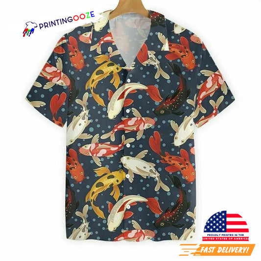 Types Of Koi Fish Hawaiian Shirt