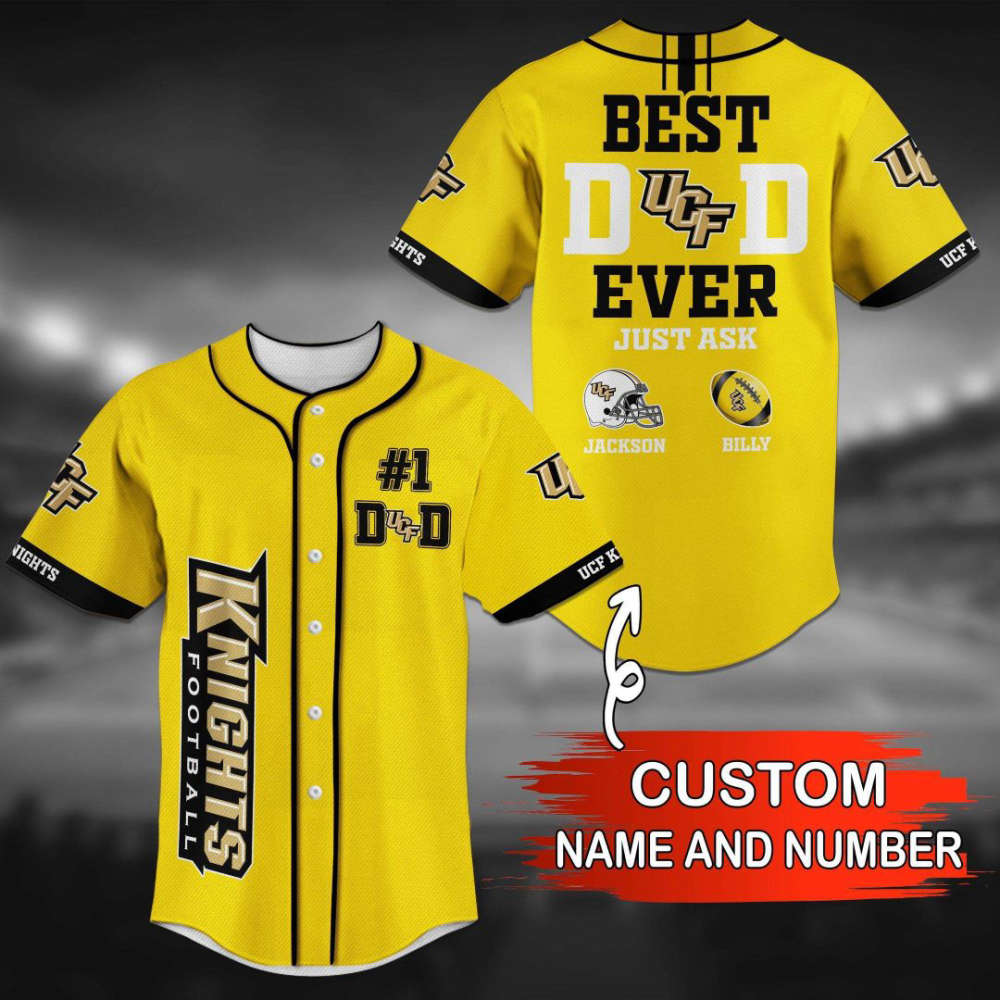 Custom UCF Knights Baseball Jersey - Personalized Team Gear - lylyprint.com