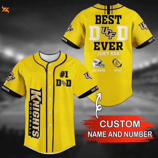 Custom UCF Knights Baseball Jersey - Personalized Team Gear - lylyprint.com