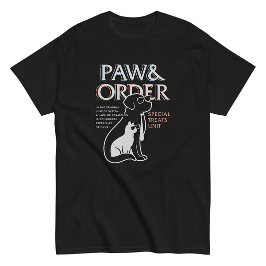 Paw & Order Men's Classic Tee