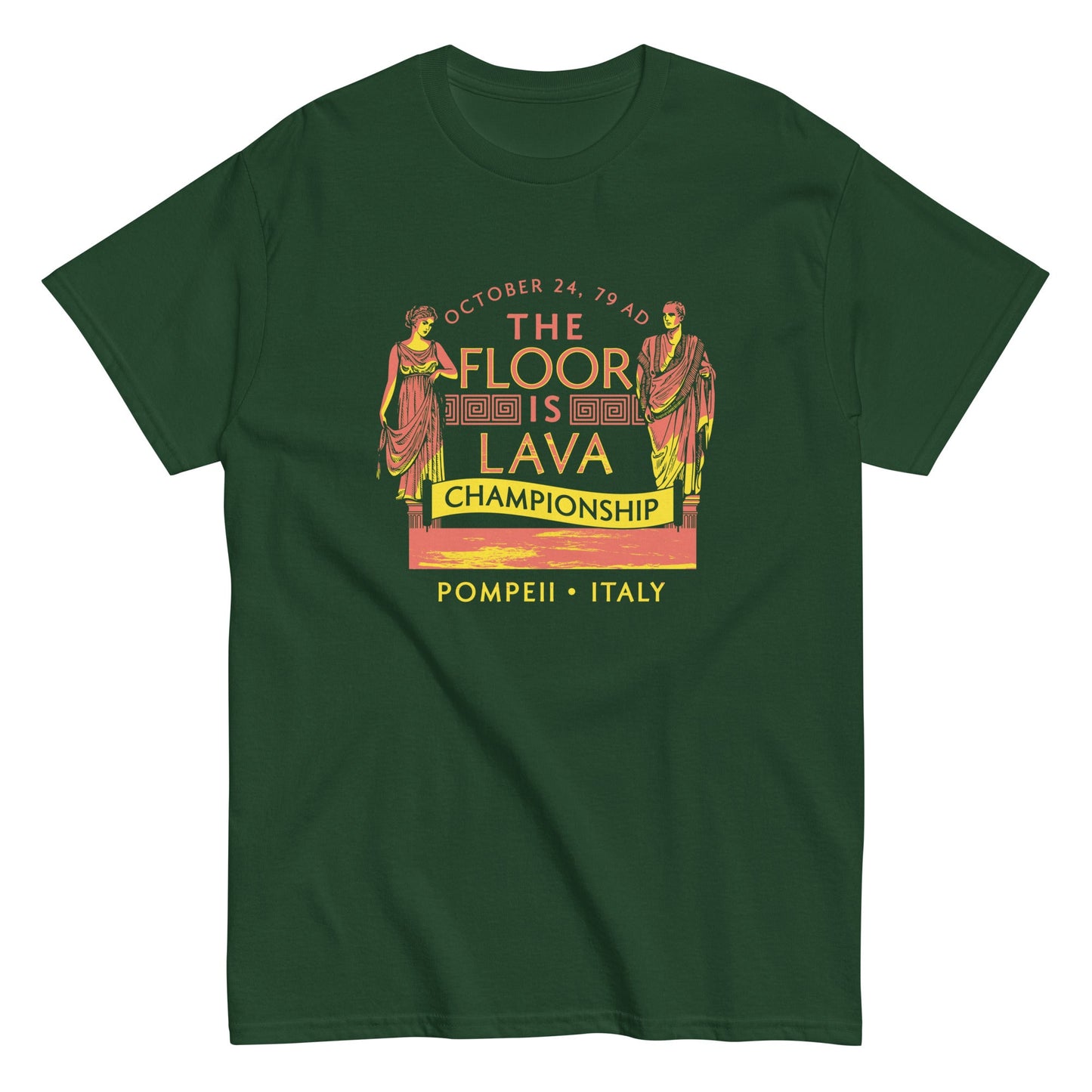 Pompeii Floor is Lava Championship Men's Classic Tee
