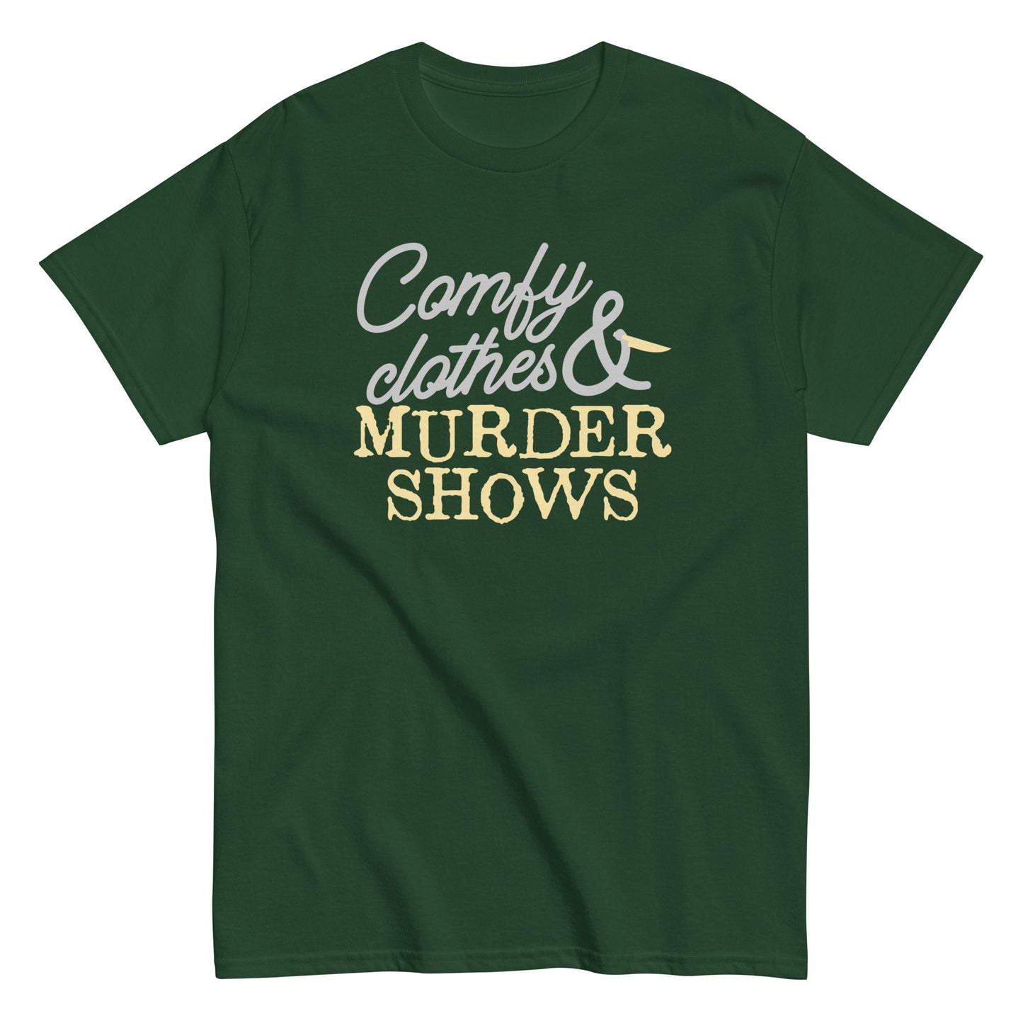 Comfy Clothes & Murder Shows Men's Classic Tee