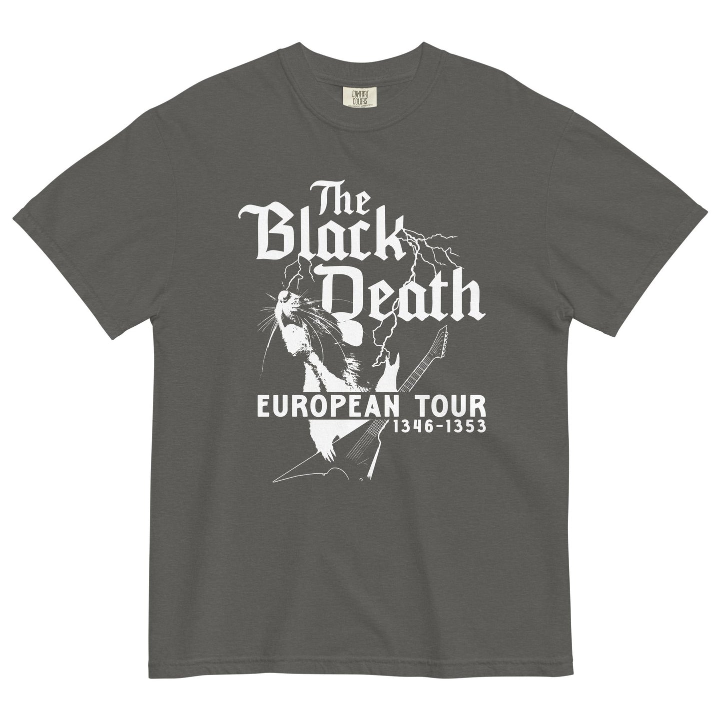 The Black Death European Tour Men's Relaxed Fit Tee