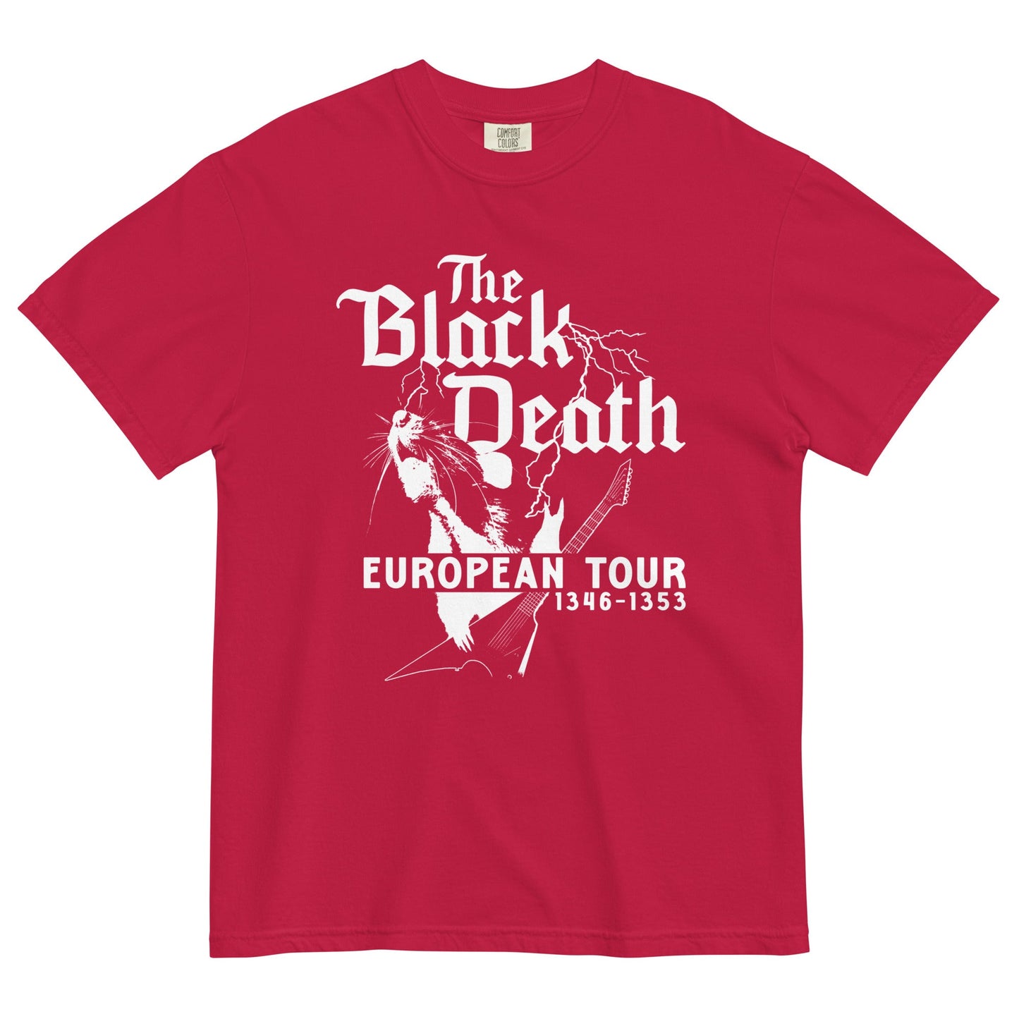 The Black Death European Tour Men's Relaxed Fit Tee