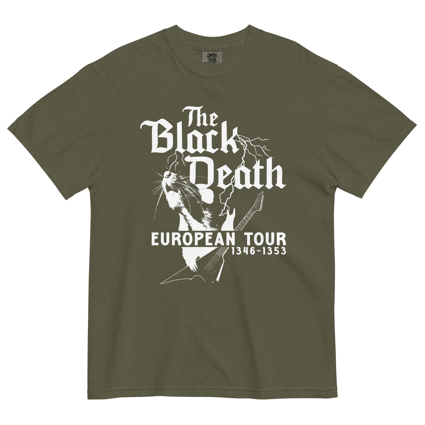 The Black Death European Tour Men's Relaxed Fit Tee