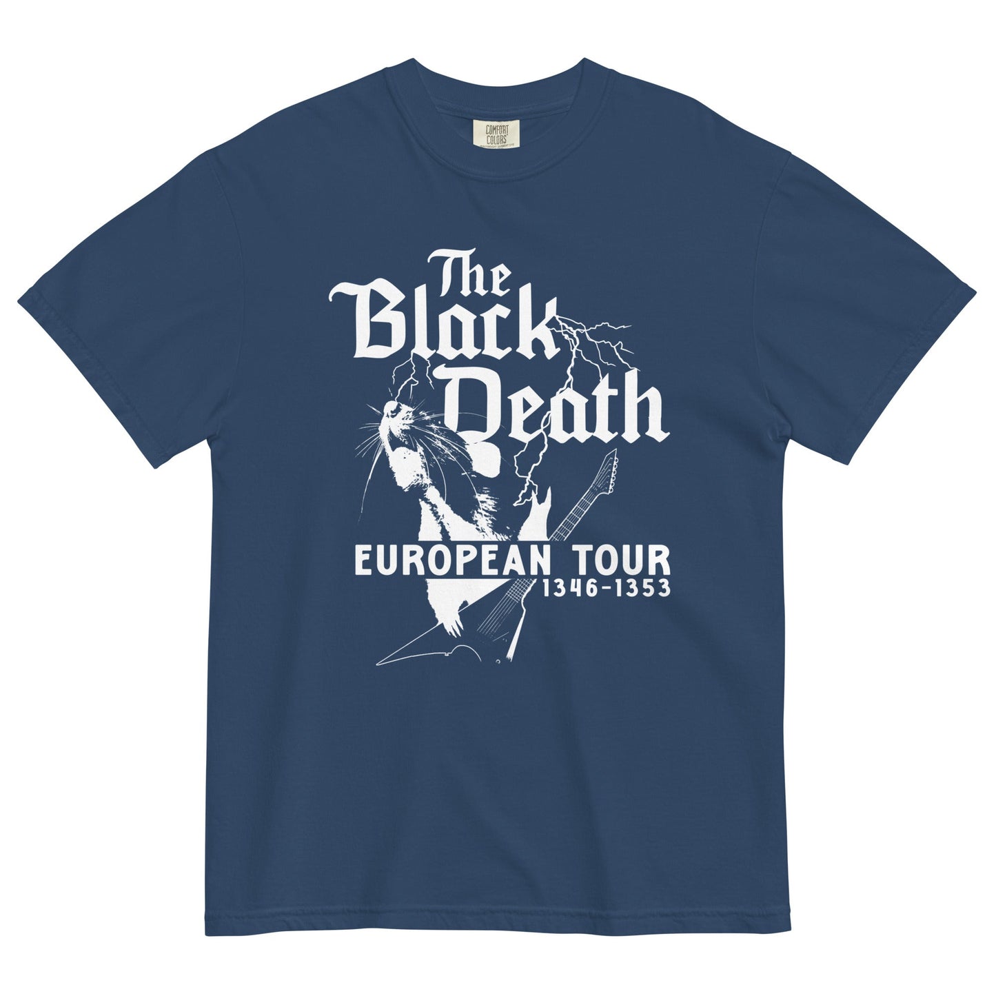 The Black Death European Tour Men's Relaxed Fit Tee