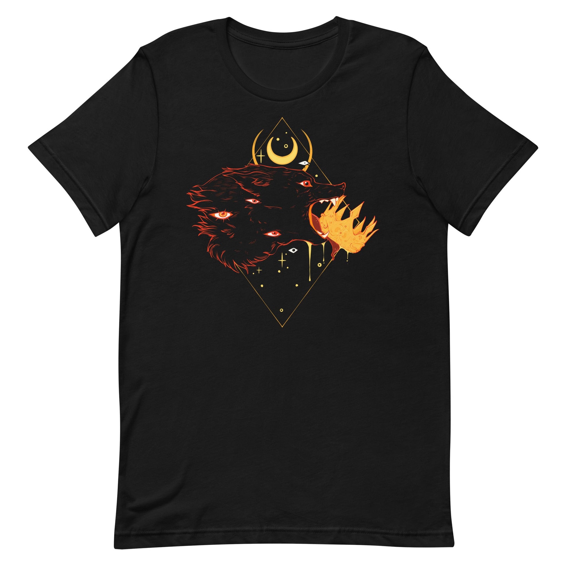 No Kings Wolf, No Text, Unisex T-Shirt Hoodie, Sweatshirt | InkThreadWorks.com (Image 1)
