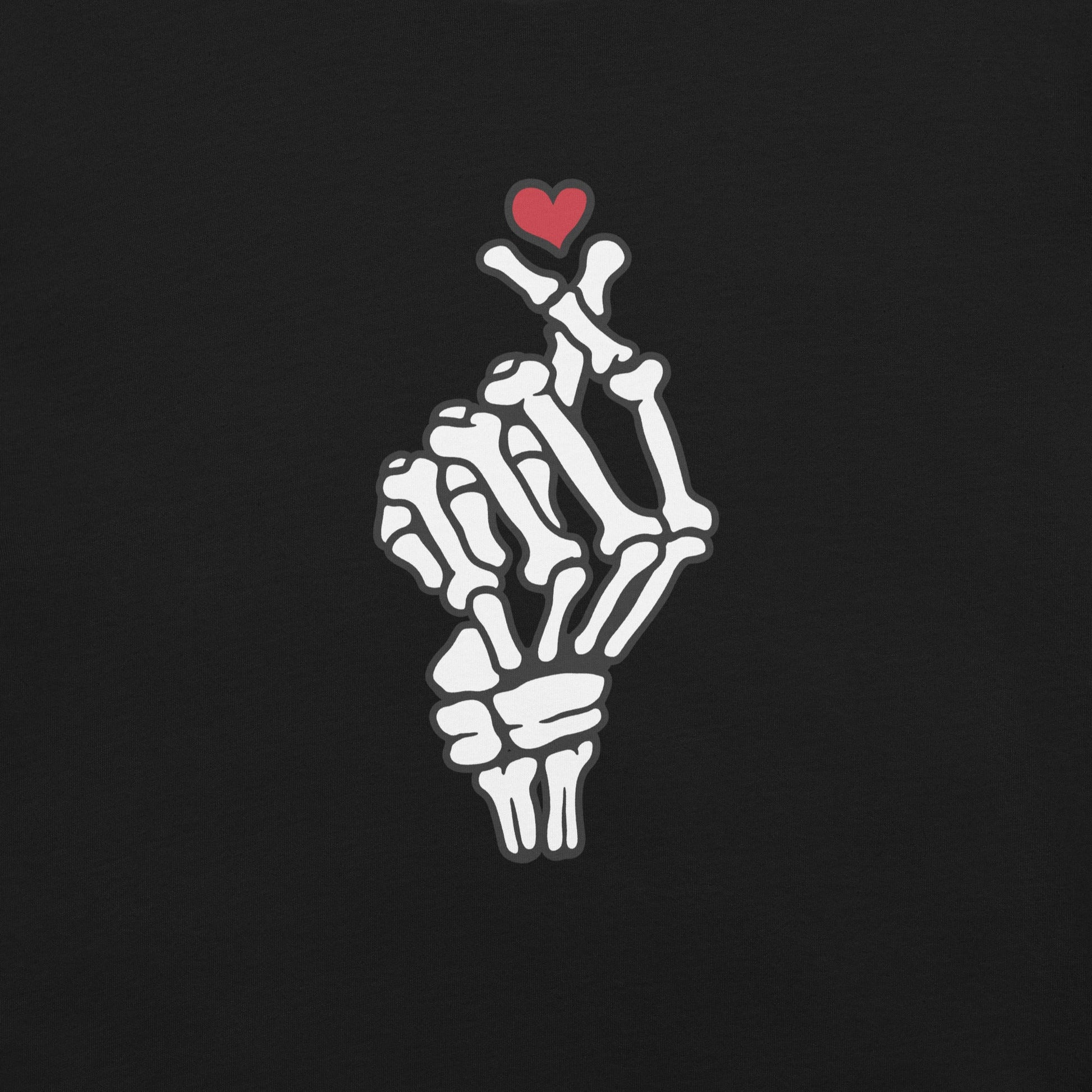 Skeleton Heart Hand T-Shirt