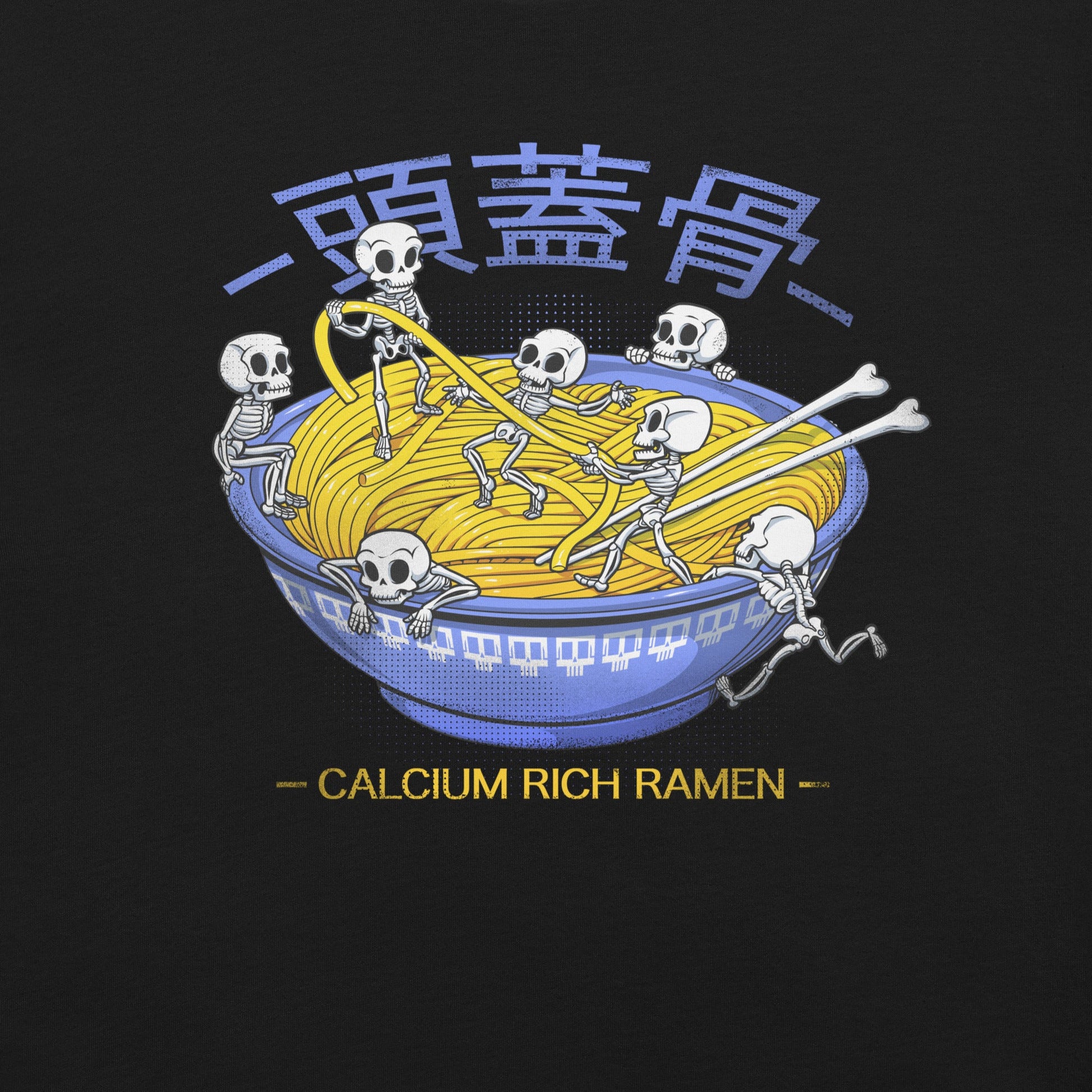 Kawaii Anime Ramen Skeleton T-Shirt