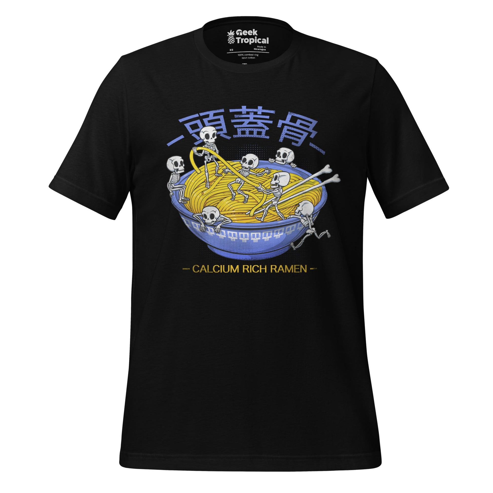 Kawaii Anime Ramen Skeleton T-Shirt
