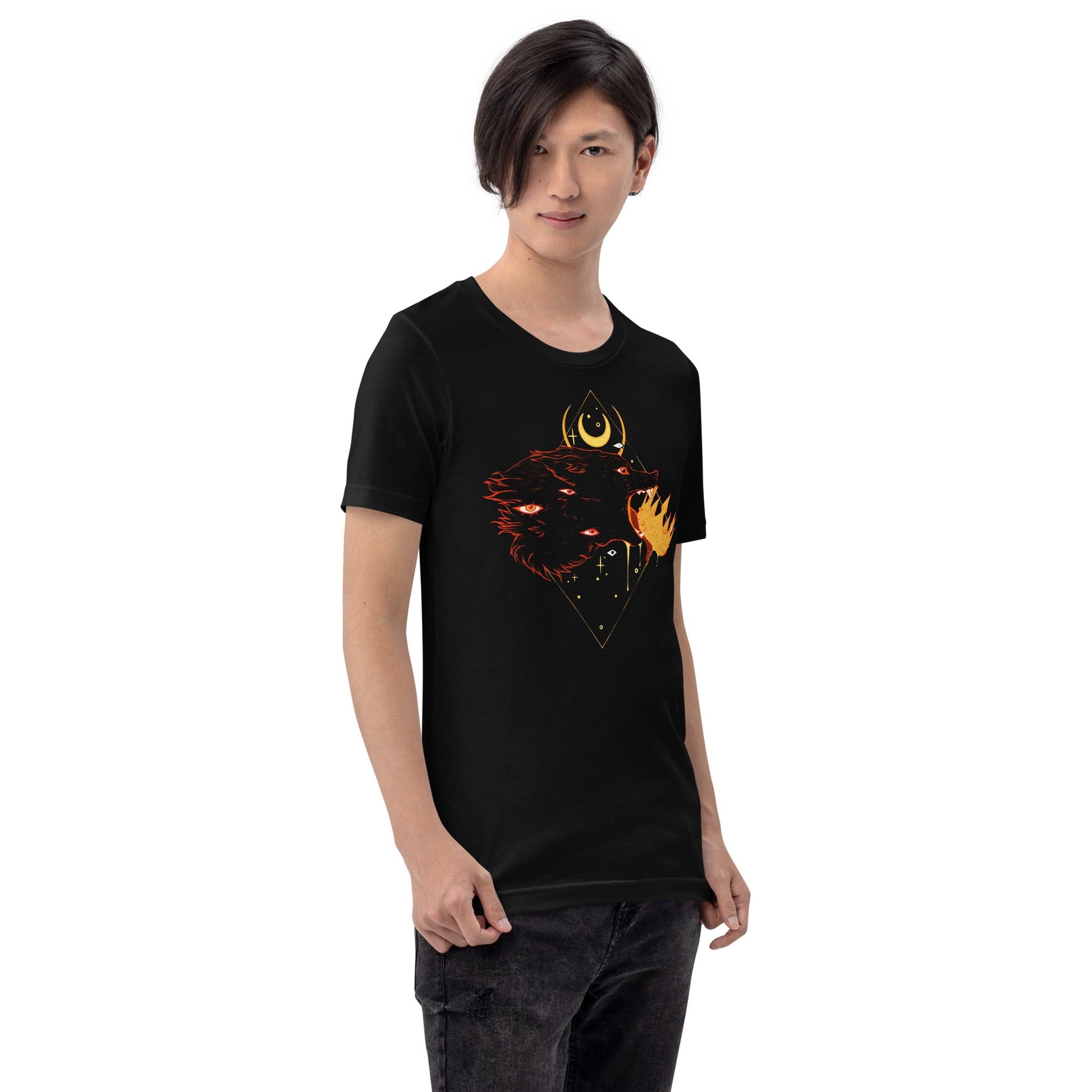 No Kings Wolf, No Text, Unisex T-Shirt Hoodie, Sweatshirt | InkThreadWorks.com (Image 4)