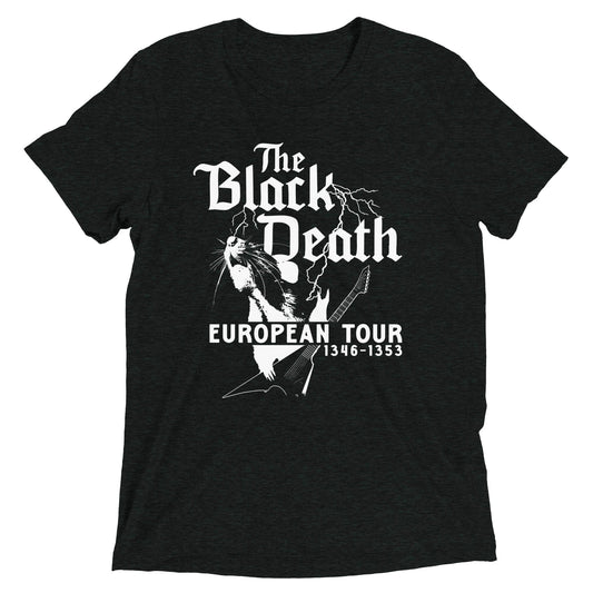 The Black Death European Tour Men's Tri-Blend Tee