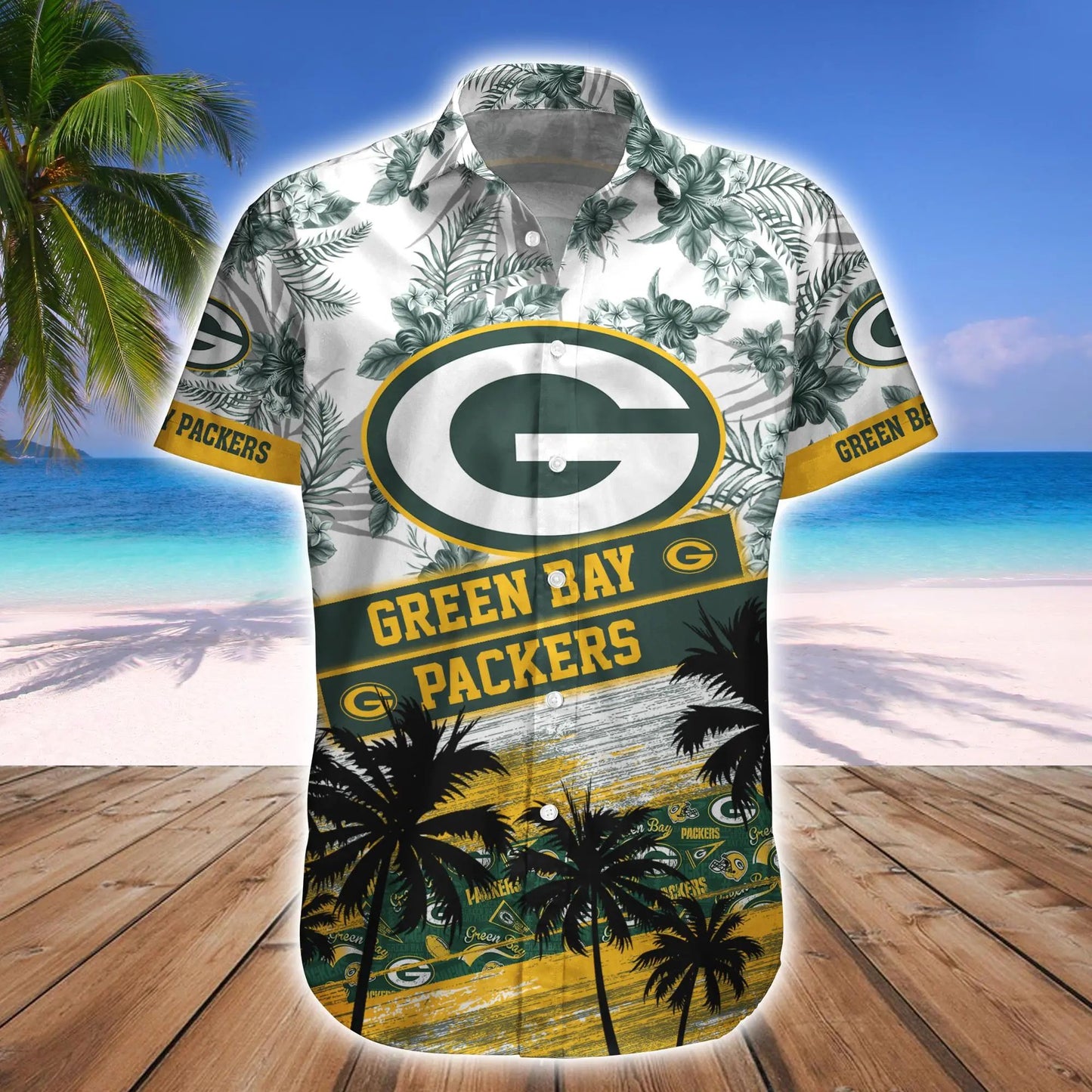 Green Bay Packers Tropical Hawaiian Shirt 747249