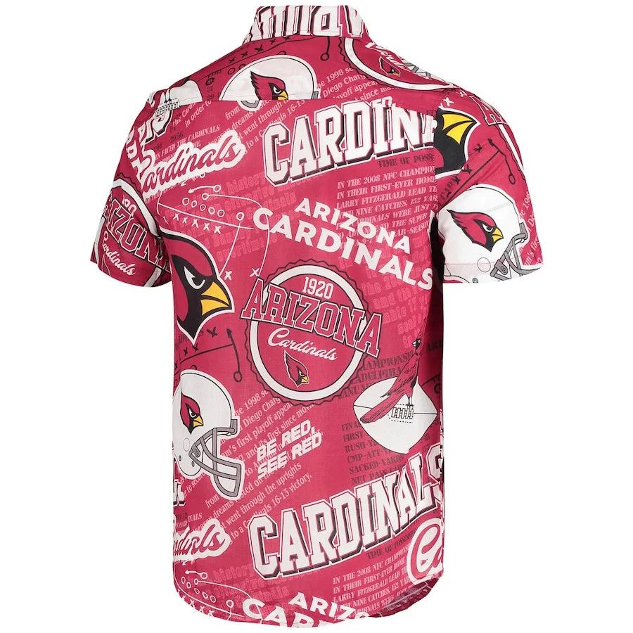 Arizona Cardinals Hawaiian Shirt Legacy Collage Design 746549