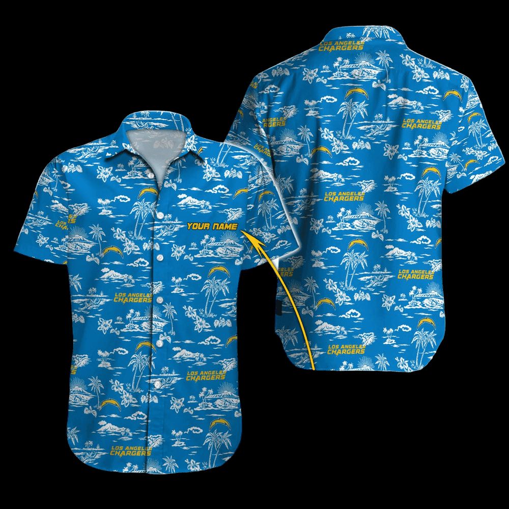 Los Angeles Chargers Hawaiian Shirt Island Vibes 222488