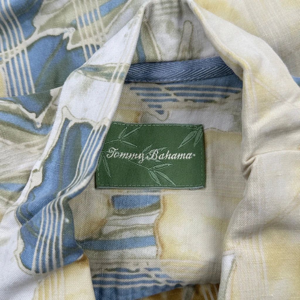 Tommy Bahama Floral Hawaiian Shirt - Large Multicoloured Cotton
